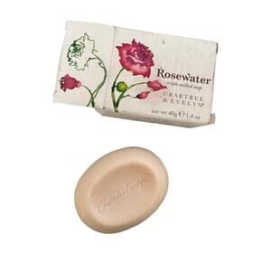 Crabtree & Evelyn Rosewater Triple Milled Bar Soap 1.4oz NEW